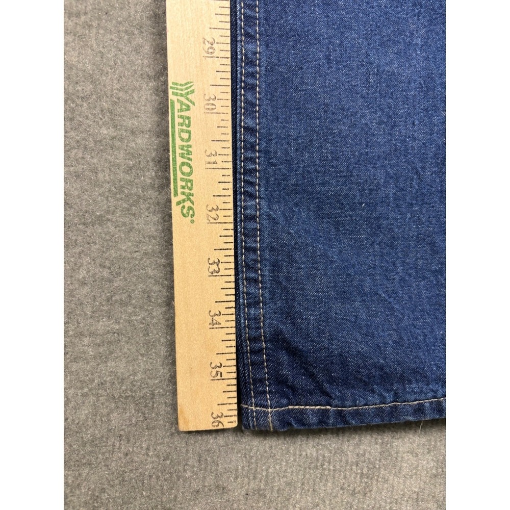 Carhartt FRB100-DNM Relaxed Fit FR Flame Resistant Jeans 34x36 Dark Wash Blue - Picture 11 of 12